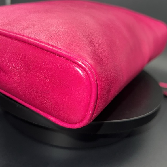 Coach Pink Leather Large Wristlet - Picture 8 of 10